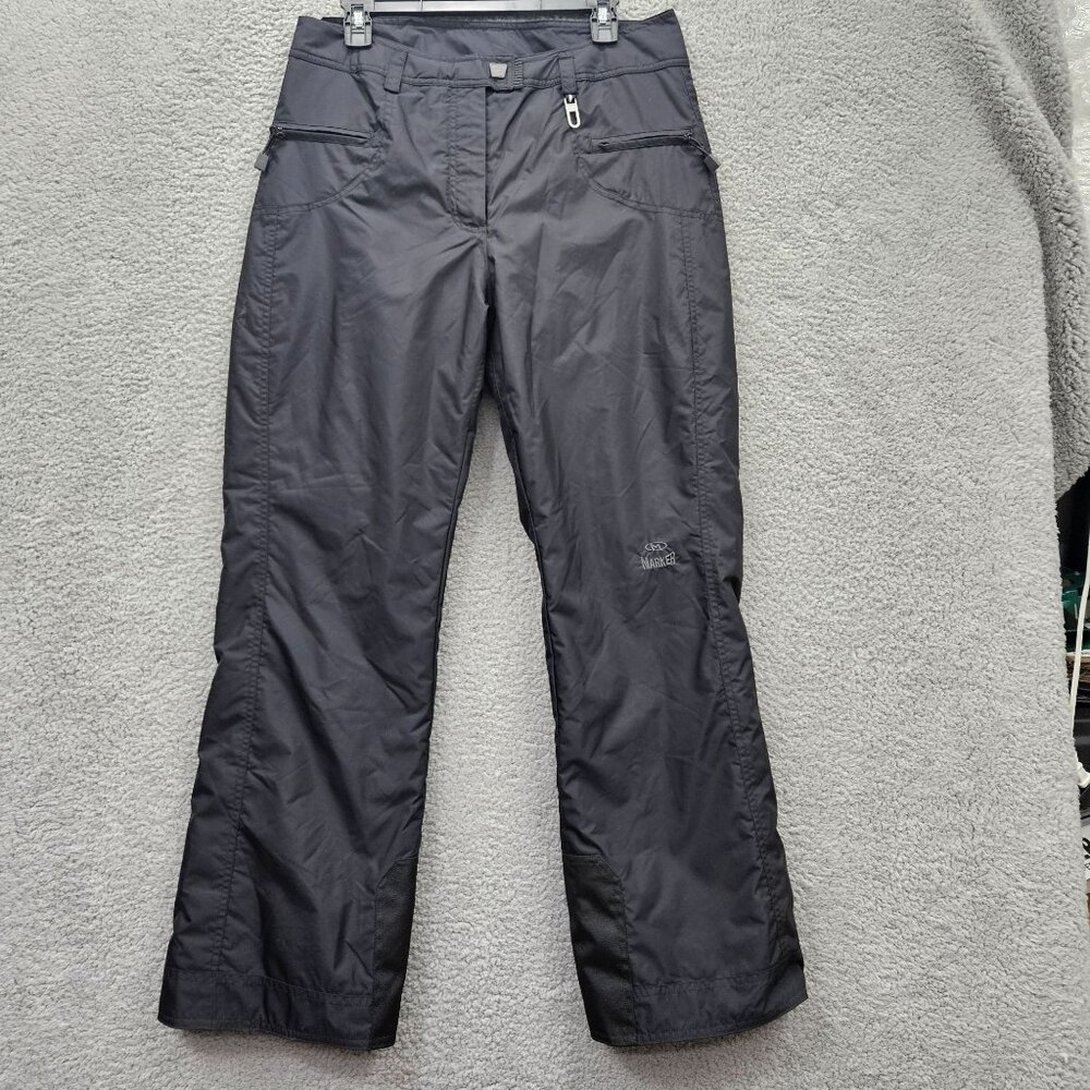Marker Womens Black Ski Pants Size 12 Waterproof Winter Wear
